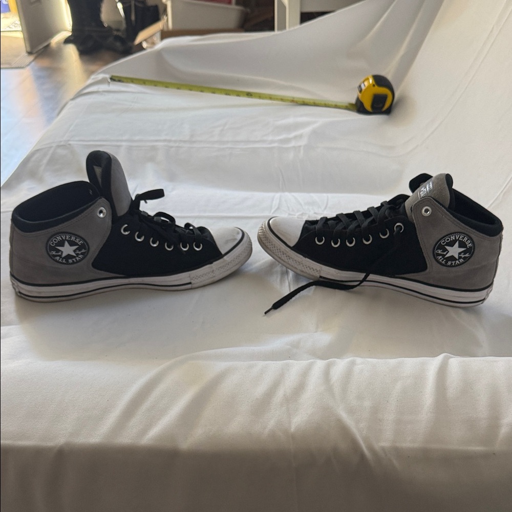 Converse Two-Tone Black and Gray Sneakers